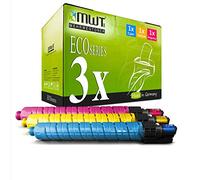 Mehrwegtoner 3X Kraft Office Supplies Cartucho de tóner Compatible para Ricoh MP C4000spf C4000AD C5501 C5000 C4501 C5000AD C5000spf reemplaza 841161-841163 Color