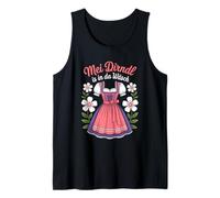 Mei Dirndl is in da Wäsch Camiseta sin Mangas