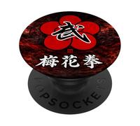 Mei Hua El Puño De La Flor De Ciruelo PopSockets PopGrip Adhesivo