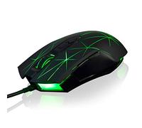 MEIBAOGE Aj52 Ratón de Juego Macro Programación Juego Ratones ópticos Cable USB Ordenador Mousey, Cursor-B