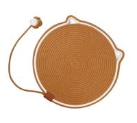 MEIBAOGE Almohadilla para rascar interacción, cojines de juguete de cuerda de algodón para gatos, alfombrilla protectora para muebles