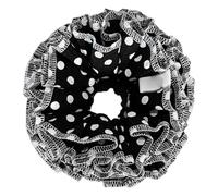 MEIBAOGE Anillos para el pelo de gran tamaño para el intestino, coleteros de flores grandes, bonitas bandas para el pelo para uso diario y de fiesta