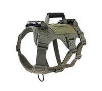 MEIBAOGE Arneses tácticos para perros, chalecos de nailon de durabilidad, arneses militares para entrenamiento y actividades al aire libre