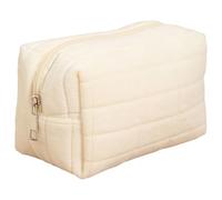 MEIBAOGE Bolsa de maquillaje de mano para artículos de aseo, organizador de viaje y cosméticos, práctica bolsa de almacenamiento para novia, para uso diario