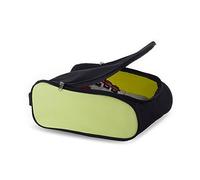MEIBAOGE Bolsa de zapatos portátil con cremallera para zapatos deportivos, accesorios de almacenamiento de zapatos de viaje para hombres y mujeres, verde oscuro, 34*23*14cm