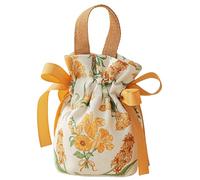 MEIBAOGE Bolsas de dulces florales de estilo vintage, diseños elegantes para bodas, cumpleaños y celebraciones, materiales de lona resistentes