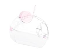 MEIBAOGE Bolsas portátiles para hámster con botella de agua, jaula para hámster, bolsas transpirables para mascotas, funda de viaje para animales pequeños
