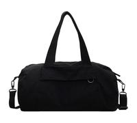MEIBAOGE Bolso bandolera de nailon para mujer, de gran capacidad, para gimnasio, viajes, para llevar al gimnasio y viajes, Negro -, Length 44cm