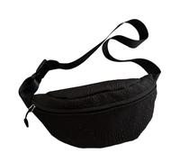 MEIBAOGE Bolso cruzado unisex casual vintage para el hombro, riñonera, bolsa deportiva japonesa para hombres y mujeres, Negro -, Length 30cm
