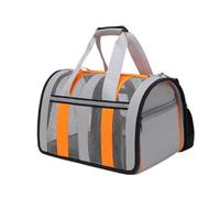 MEIBAOGE Bolso de mano para mascotas, bolsa de transporte para gatos, suave, de gran capacidad, con correa, transpirable, bolsa de turismo para mascotas