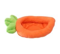 MEIBAOGE Cama para mascotas con cojín desmontable, mango suave, hermosa cama de dibujos animados de zanahoria, sofá para perro, cojín desmontable