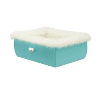 MEIBAOGE Cama para mascotas con cojín desmontable, nido suave, hermosa cama gruesa de pelo largo, sofá para perro, cojín desmontable