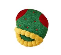 MEIBAOGE Cama para mascotas, diseño de Navidad, mango suave, hermosa cama de dibujos animados, cueva de Navidad, forma de calcetín, accesorios para fotos