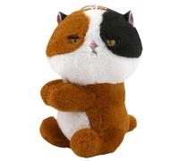 MEIBAOGE Cats Designs - Abalorio de clip multiusos único para gatos, accesorio práctico para colgar en bolsas y carteras, Length 11cm, Franela