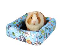 MEIBAOGE Cojín para cama de hámster, cojín de cama de conejos, juguete suave, casa para hámster para jerbos, cama de juguete molar
