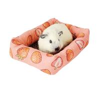 MEIBAOGE Cojín para cama de hámster, cojín de cama de conejos, juguete suave, casa para hámster para jerbos, cama de juguete molar