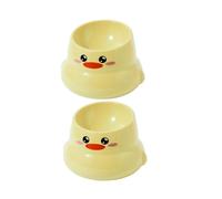 MEIBAOGE Cuencos elevados para gatos, 2 unidades, cuencos para proteger el cuello, platos para mascotas, suministros para mascotas para la salud digestiva