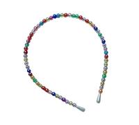 MEIBAOGE Diademas de perlas elegantes, tocado de princesas con cuentas para ocasiones especiales