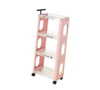 MEIBAOGE Estante multiusos para almacenamiento de aperitivos con diseños de múltiples capas en color elegante para organización de cocina u oficina