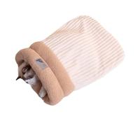 MEIBAOGE Forro de felpa para gatos, cama de dormir para invierno, clima frío, cojines de terciopelo cálido para mascotas pequeñas, retiro relajante