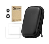 MEIBAOGE Funda para consola de juegos y película templada para R36S/R35S/RGB20S, bolsa de transporte de protección completa para consola de juegos y accesorios
