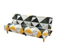 MEIBAOGE Fundas de futón sin brazos, elásticas, plegables, para sofá cama, sofá de tela suave que ahorra espacio para comodidad en el hogar