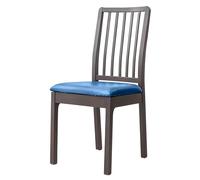 MEIBAOGE Fundas para sillas, de piel sintética, impermeables, elásticas, para sillas de comedor, para oficina, dormitorio, cocina, color azul neblina, S