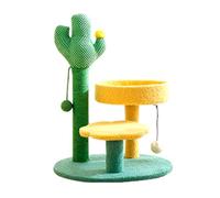 MEIBAOGE Gatito rascador para gatos, bonito colgante peludo de sisal, cuerda de sisal, juguete masticable para interiores