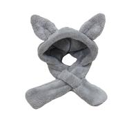MEIBAOGE Gorro de forro polar cálido con capucha para perros y gatos pequeños, gorro de invierno cálido de forro polar protector de orejas para mascotas, sombrero de fiesta