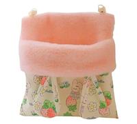MEIBAOGE Hamaca para animales pequeños, bolsas de terciopelo, hamacas colgantes, cama para hámsters, ardillas, marmosets