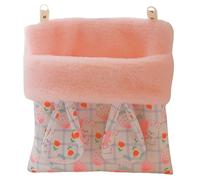 MEIBAOGE Hamaca para animales pequeños, bolsas de terciopelo, hamacas colgantes, cama para hámsters, ardillas, marmosets