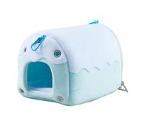 MEIBAOGE Hamaca para mascotas, nidos cálidos, accesorio de jaula de chinchillas, suministros de invierno para mascotas para chinchillas y loros