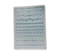 MEIBAOGE Hermoso molde de silicona de resina epoxi para decoración de colgantes, moldes pequeños para manualidades, artículos personalizados