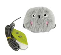 MEIBAOGE Interaction - Juguete electrónico para gatos, juguete de peluche con sonido chirriante para interiores, para colgar en interiores, juguete de ejercicio