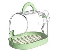 MEIBAOGE Jaula de transporte portátil transparente para pájaros, loros, con ventana, ventilada, bolsa de transporte transpirable para pájaros, bolsa de viaje