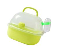 MEIBAOGE Jaula portátil para hámster, jaula exterior para hámster, de moda, para viajes y uso al aire libre