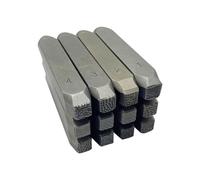MEIBAOGE Juego de 12 cinceles de metal para tallar joyas, herramienta profesional para manualidades, textura de acero para hacer patrones