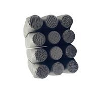 MEIBAOGE Juego de 12 cinceles de metal para tallar joyas, herramienta profesional para manualidades, textura de acero para hacer patrones