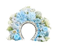 MEIBAOGE Juego de tocados de flores para festivales, bodas, versátiles componentes para bodas y festivales