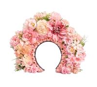 MEIBAOGE Juego de tocados de flores para festivales, bodas, versátiles componentes para bodas y festivales