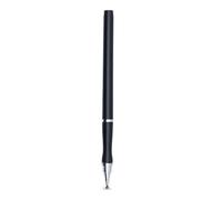 MEIBAOGE Lápiz capacitivo de escritura suave para pantalla táctil 2 en 1 para teléfonos inteligentes, tabletas, dibujo, dispositivo móvil, control sensible, longitud 13,3 cm, color negro