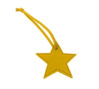 MEIBAOGE Llavero de cuero con forma de estrella para equipaje, versátil y versátil con forma de estrella de cinco puntas para mujeres y niñas, accesorio de bolsa de moda