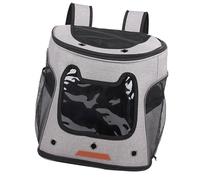 MEIBAOGE Mochila para mascotas, bolsa transportadora para gatos, suave, de gran capacidad, con correa, transpirable, bolsa de turismo para mascotas