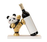 MEIBAOGE Panda - Soporte decorativo para botellas de vino para cocina y hogar, para amantes de los vinos y coleccionistas