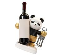 MEIBAOGE Panda - Soporte decorativo para botellas de vino para cocina y hogar, para amantes de los vinos y coleccionistas