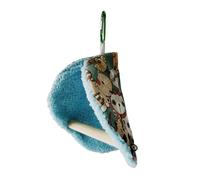 MEIBAOGE Parrots Snuggle Huts - Cabañas acurrucadas para pájaros, refugio de invierno para pájaros, tienda de campaña colgante de felpa para mascotas pequeñas