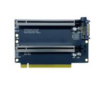 MEIBAOGE PCIE X16 Splits PCIE X8X8 Power Version 40.4mm Space Slot Support Tarjeta gráfica Tarjeta de red