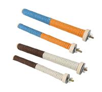 MEIBAOGE Perca para pájaros, soporte molar natural para loros, suministros de conure, periquitos, rascadores para loros pequeños y grandes