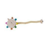 MEIBAOGE Perca para pájaros, soporte molar para loros, suministros para periquitos, rascadores para loros pequeños, juguete