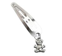 MEIBAOGE Pinza para el pelo con forma de corazón y oso de metal, elegante horquilla de pico de pato, accesorio para el pelo para mujeres y niñas, ver tabla de tallas